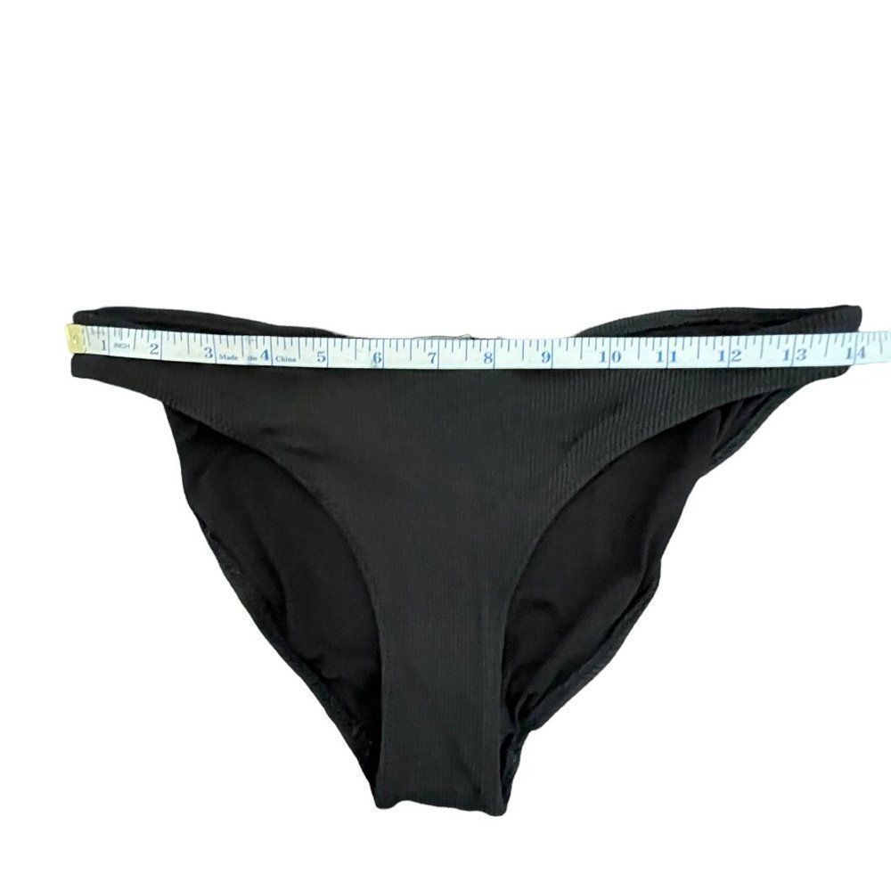 Women's Aerie Black Bikini Bottom, Size Small
